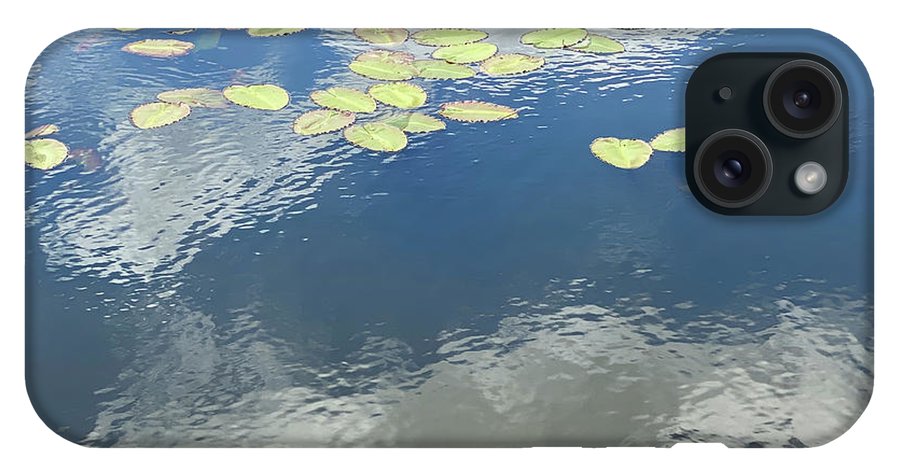 Berkshires Lily Pads 2 - Pond Lake Sky Reflection - Phone Case
