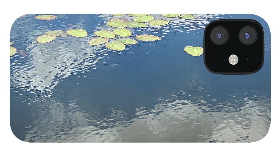 Berkshires Lily Pads 2 - Pond Lake Sky Reflection - Phone Case