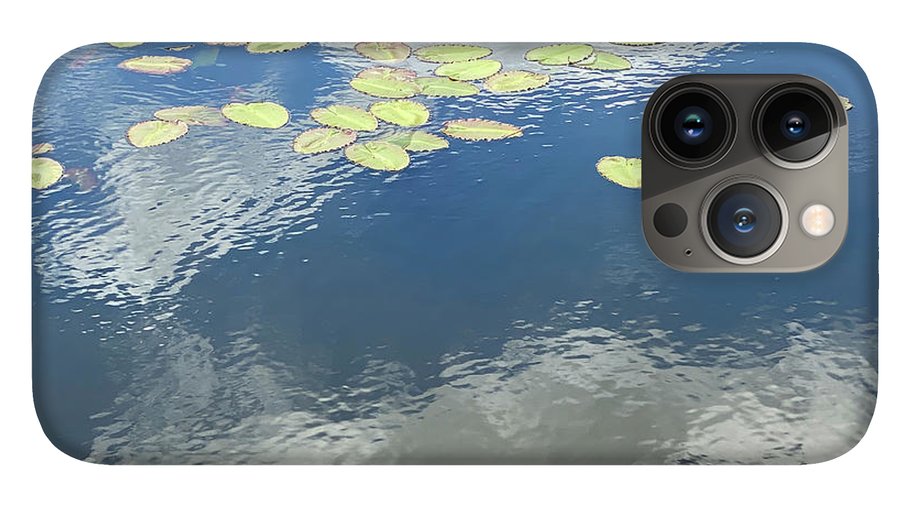 Berkshires Lily Pads 2 - Pond Lake Sky Reflection - Phone Case