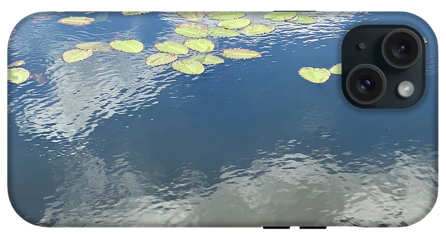 Berkshires Lily Pads 2 - Pond Lake Sky Reflection - Phone Case
