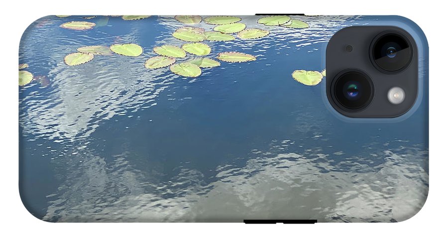 Berkshires Lily Pads 2 - Pond Lake Sky Reflection - Phone Case