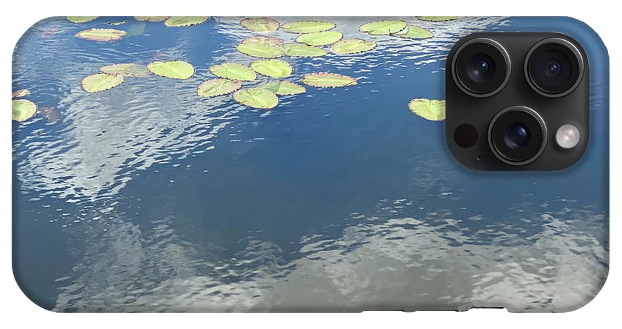 Berkshires Lily Pads 2 - Pond Lake Sky Reflection - Phone Case