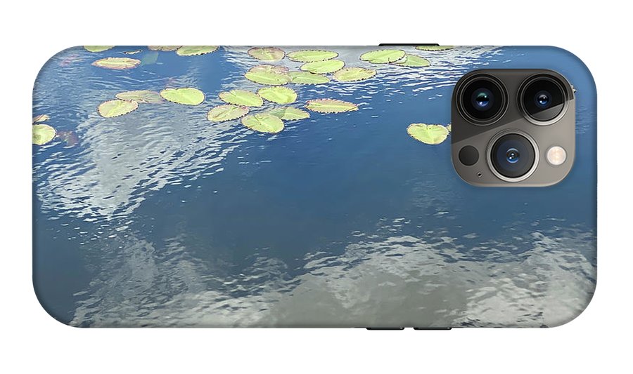 Berkshires Lily Pads 2 - Pond Lake Sky Reflection - Phone Case