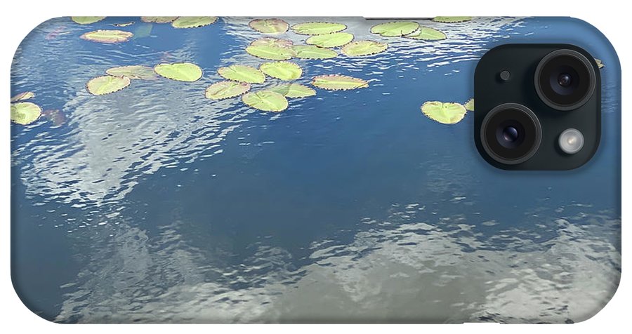Berkshires Lily Pads 2 - Pond Lake Sky Reflection - Phone Case