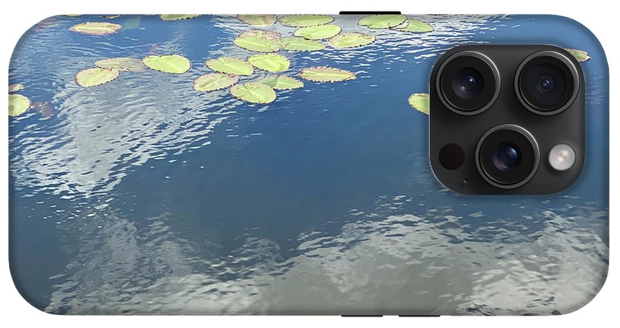 Berkshires Lily Pads 2 - Pond Lake Sky Reflection - Phone Case