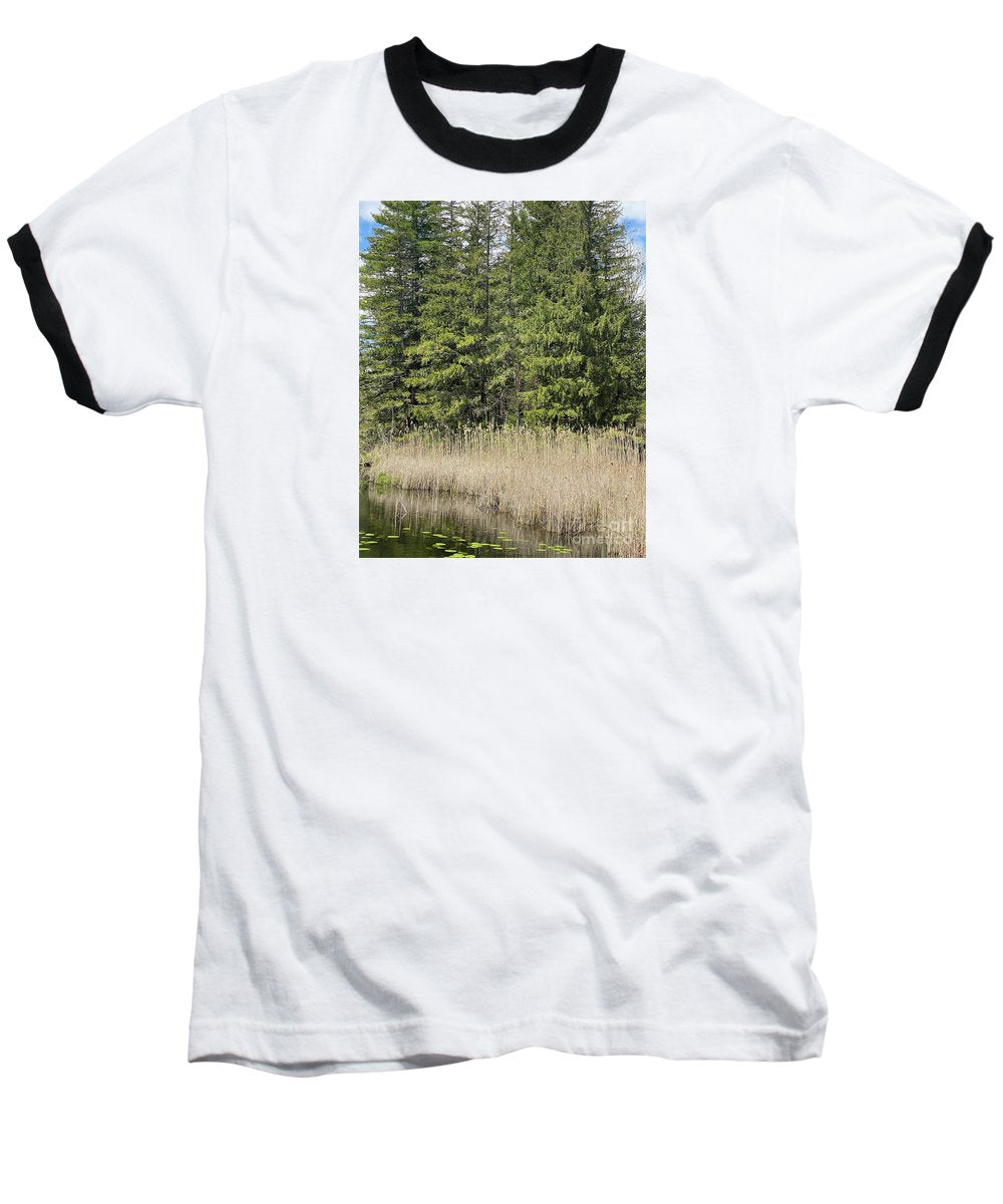 Berkshires Pond Grass - Baseball T-Shirt