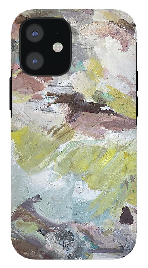 Brahms Symphony No. 1 - Abstract Expressionism Large Painting - Phone Case