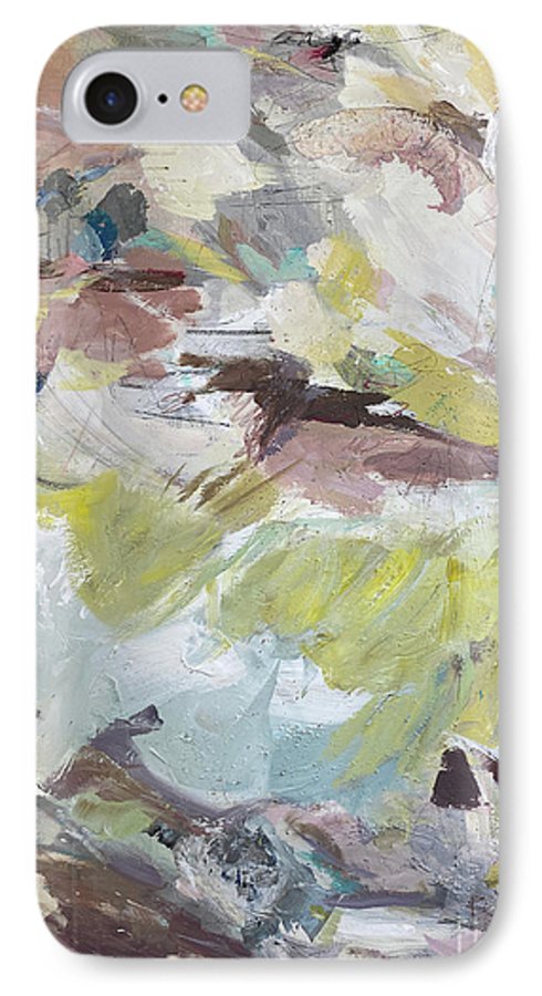 Brahms Symphony No. 1 - Abstract Expressionism Large Painting - Phone Case