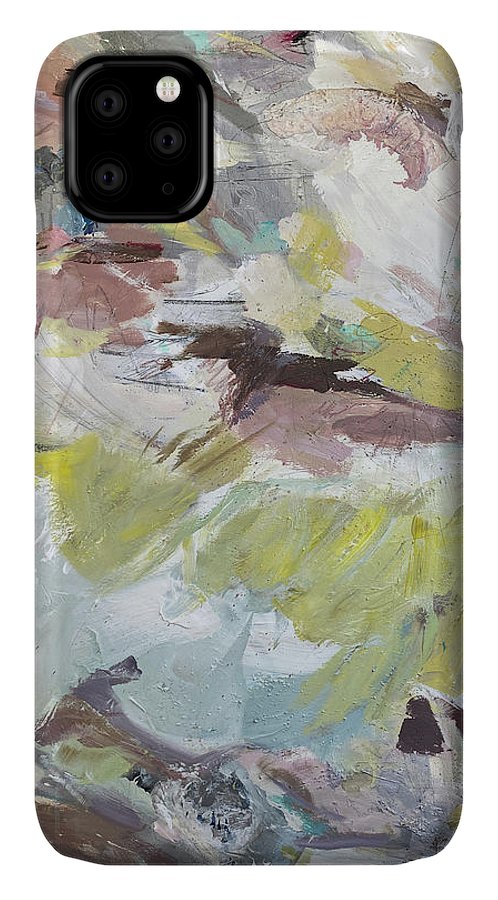 Brahms Symphony No. 1 - Abstract Expressionism Large Painting - Phone Case