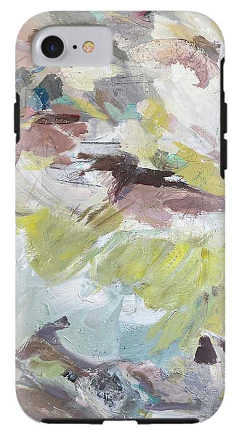 Brahms Symphony No. 1 - Abstract Expressionism Large Painting - Phone Case