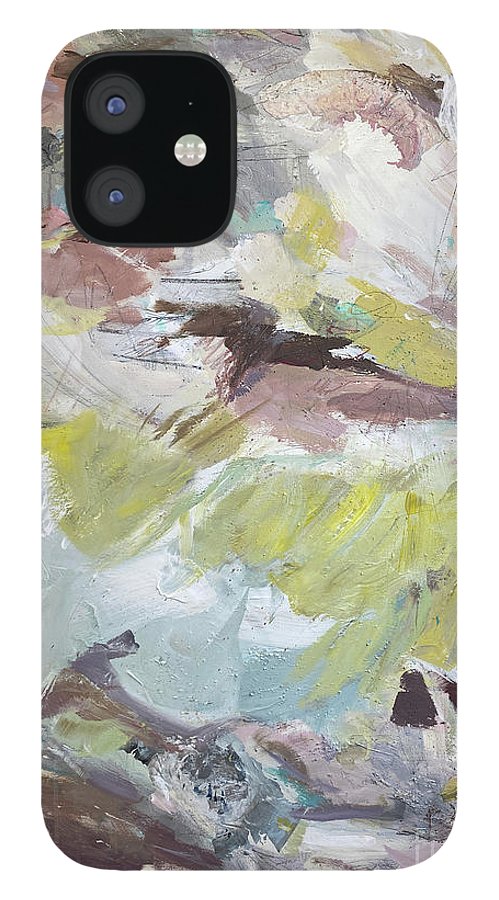 Brahms Symphony No. 1 - Abstract Expressionism Large Painting - Phone Case