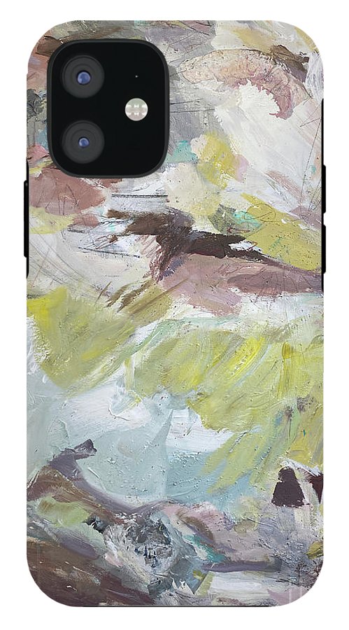 Brahms Symphony No. 1 - Abstract Expressionism Large Painting - Phone Case