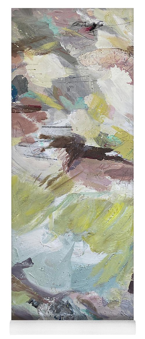 Brahms Symphony No. 1 - Abstract Expressionism Large Painting - Yoga Mat