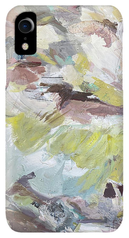 Brahms Symphony No. 1 - Abstract Expressionism Large Painting - Phone Case