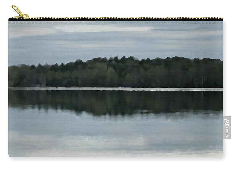 Berkshires - Stockbridge Bowl Fantasy - Lake Mahkeenac Grey - Zip Pouch