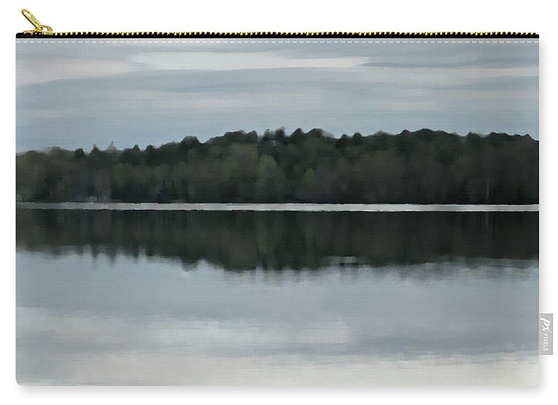 Berkshires - Stockbridge Bowl Fantasy - Lake Mahkeenac Grey - Zip Pouch