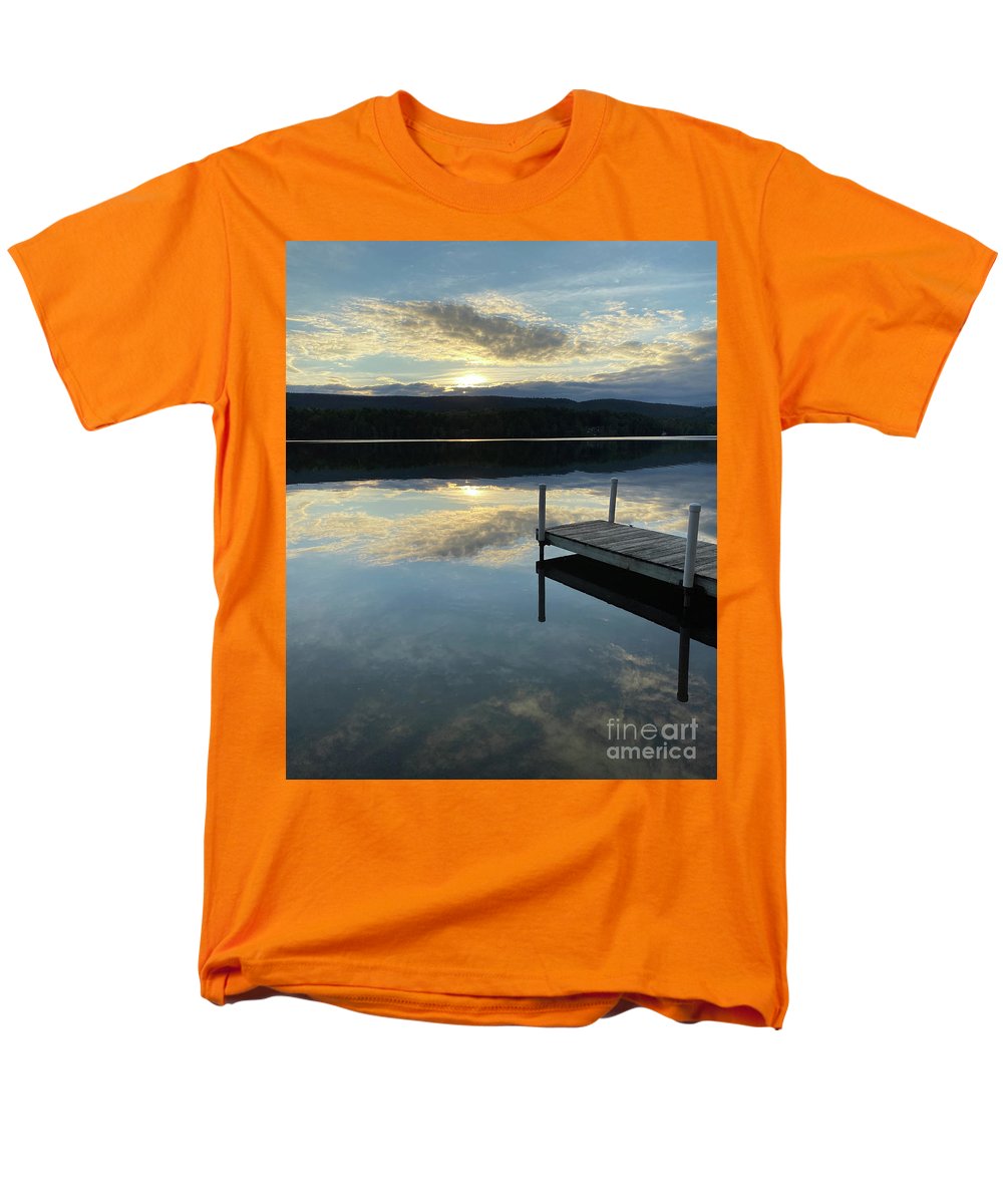 Berkshires - Last Boat 2 - Lake Sunset Summer Stockbridge - Men's T-Shirt (Regular Fit)
