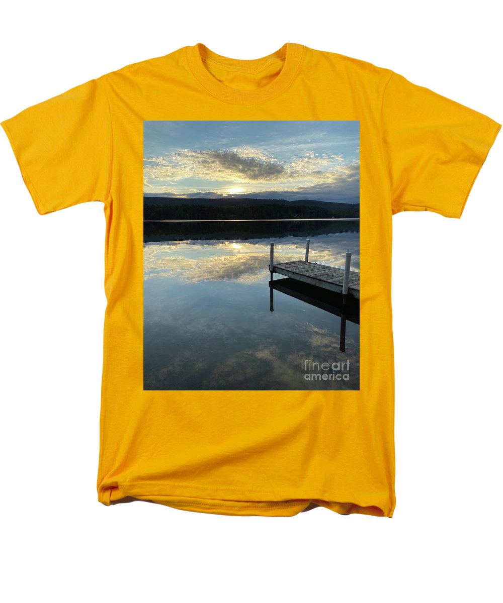 Berkshires - Last Boat 2 - Lake Sunset Summer Stockbridge - Men's T-Shirt (Regular Fit)