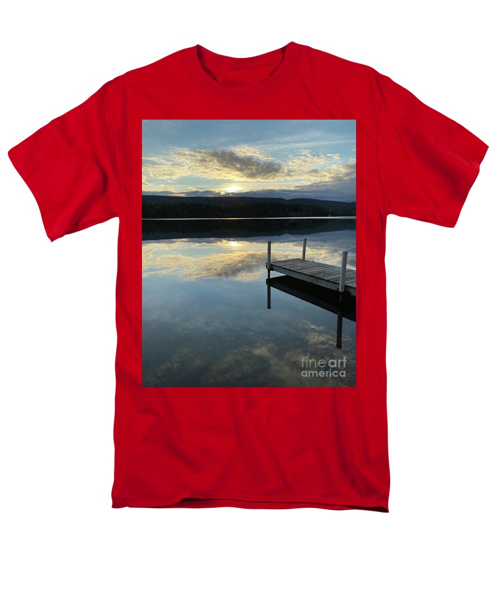 Berkshires - Last Boat 2 - Lake Sunset Summer Stockbridge - Men's T-Shirt (Regular Fit)