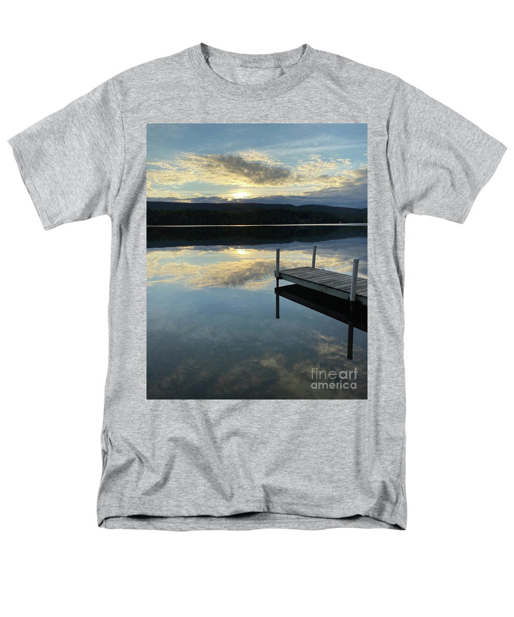 Berkshires - Last Boat 2 - Lake Sunset Summer Stockbridge - Men's T-Shirt (Regular Fit)