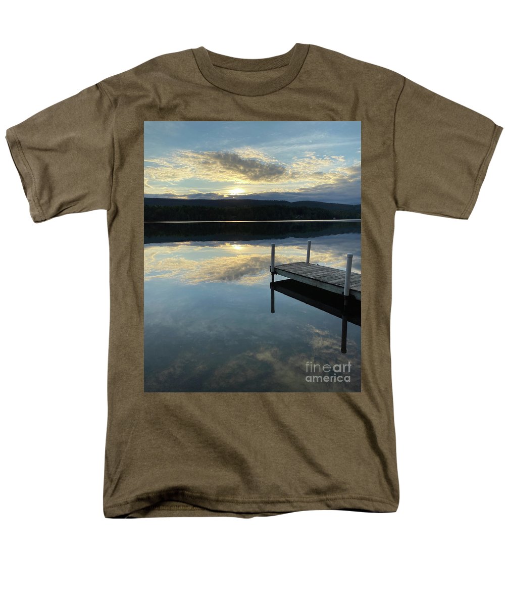 Berkshires - Last Boat 2 - Lake Sunset Summer Stockbridge - Men's T-Shirt (Regular Fit)