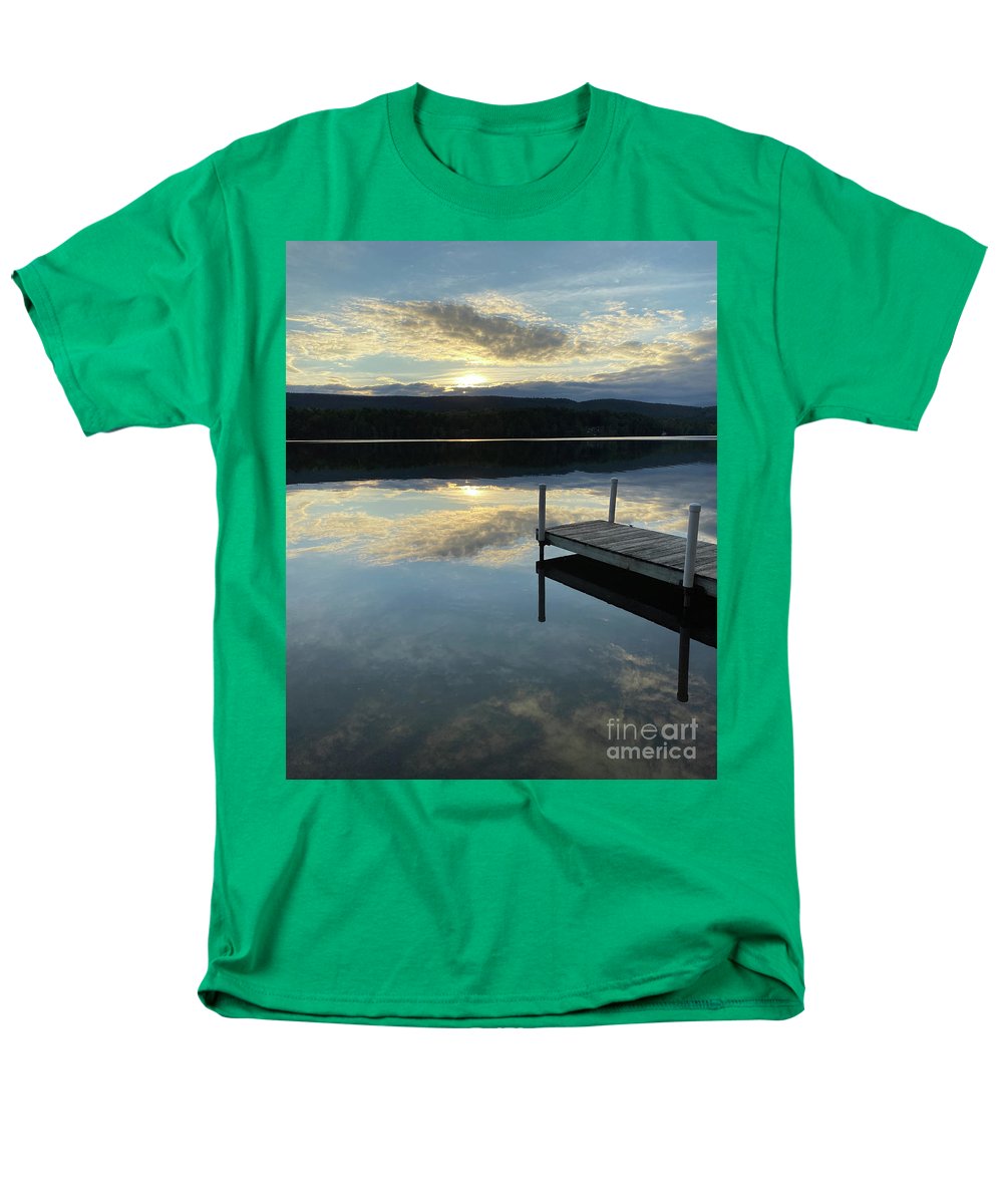 Berkshires - Last Boat 2 - Lake Sunset Summer Stockbridge - Men's T-Shirt (Regular Fit)