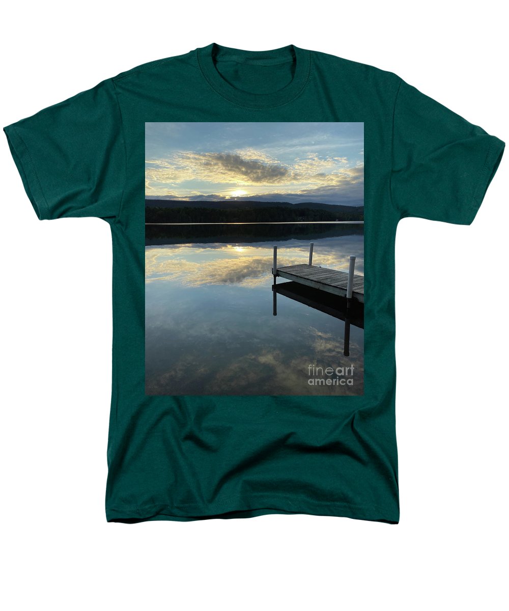 Berkshires - Last Boat 2 - Lake Sunset Summer Stockbridge - Men's T-Shirt (Regular Fit)