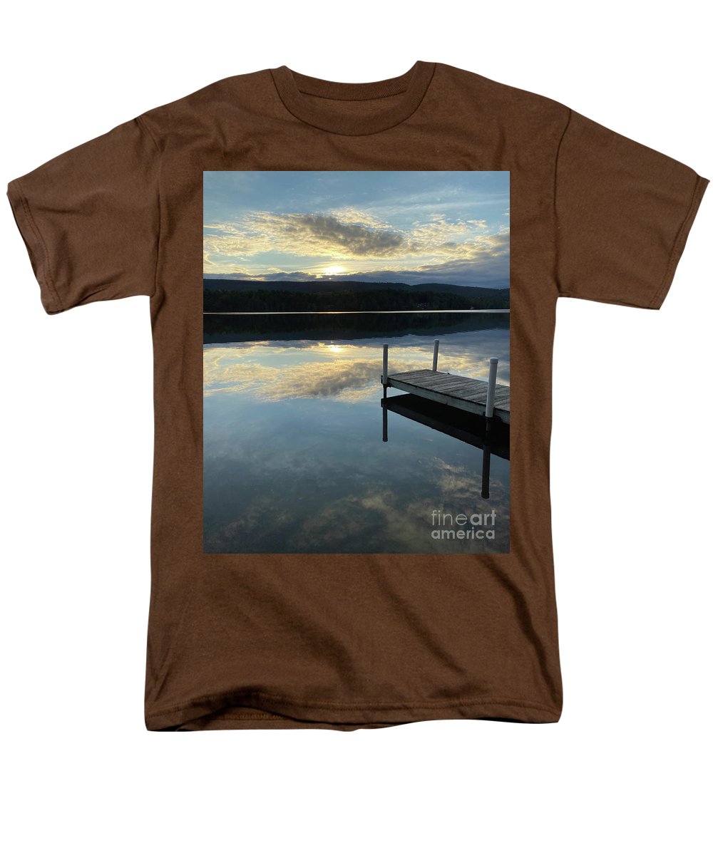 Berkshires - Last Boat 2 - Lake Sunset Summer Stockbridge - Men's T-Shirt (Regular Fit)