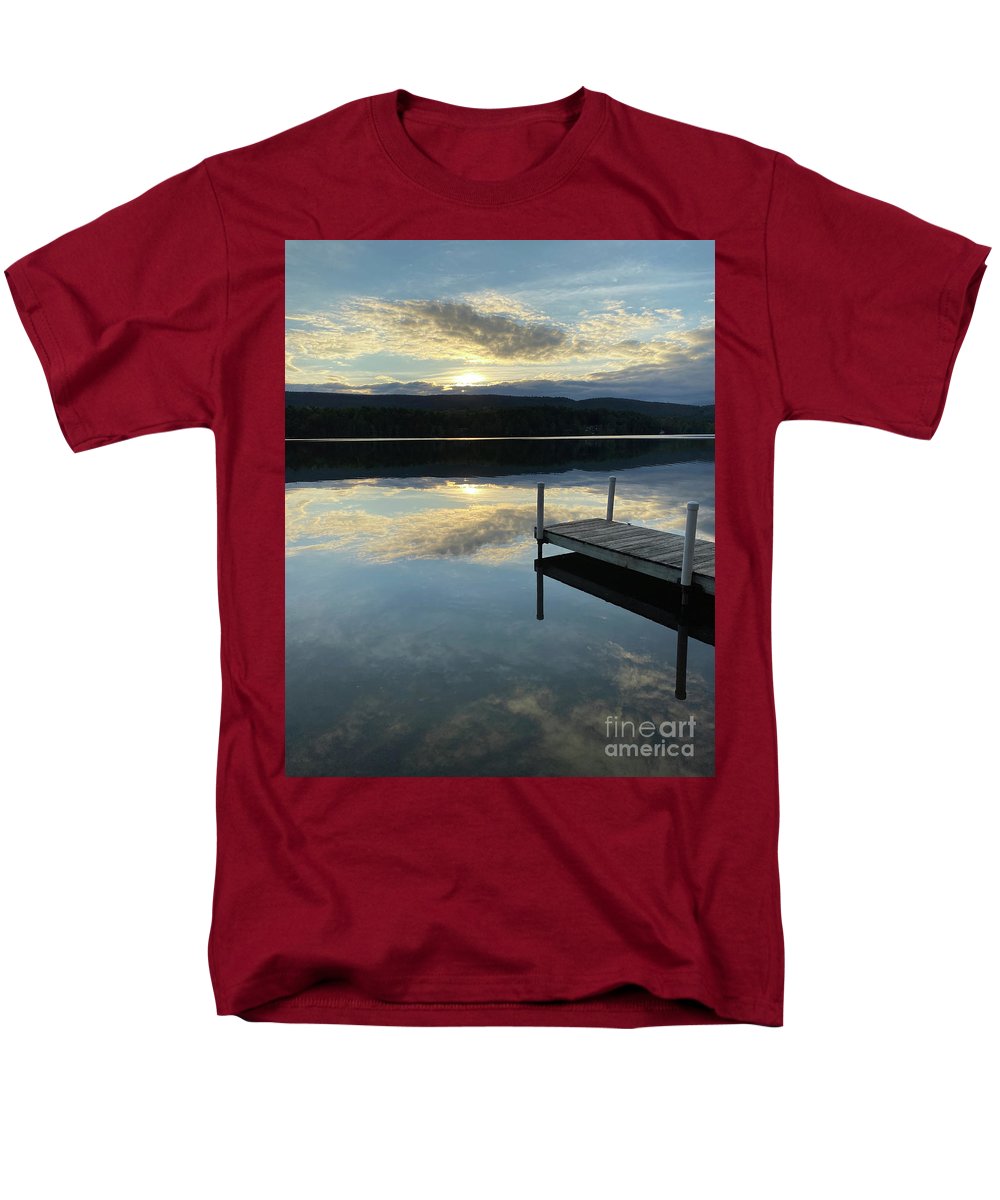 Berkshires - Last Boat 2 - Lake Sunset Summer Stockbridge - Men's T-Shirt (Regular Fit)