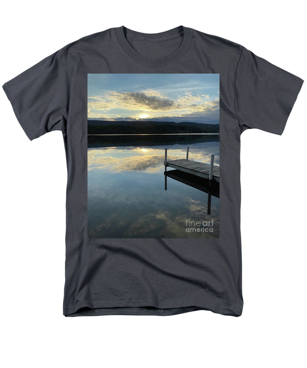 Berkshires - Last Boat 2 - Lake Sunset Summer Stockbridge - Men's T-Shirt (Regular Fit)