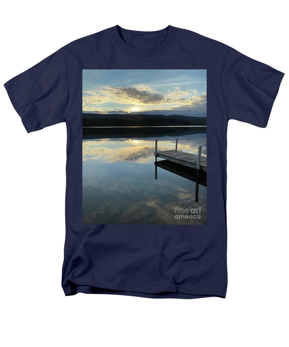 Berkshires - Last Boat 2 - Lake Sunset Summer Stockbridge - Men's T-Shirt (Regular Fit)