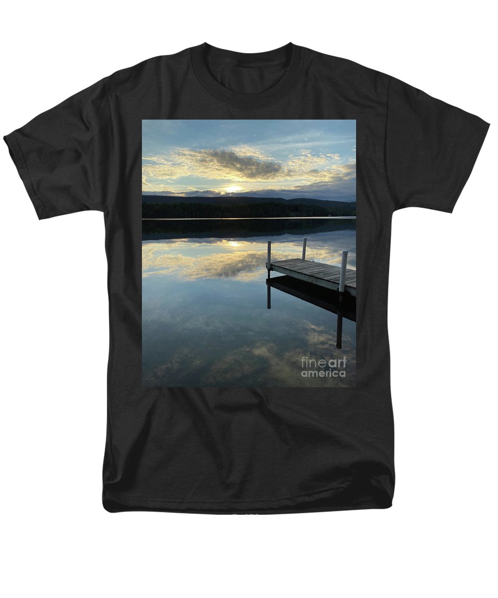 Berkshires - Last Boat 2 - Lake Sunset Summer Stockbridge - Men's T-Shirt (Regular Fit)