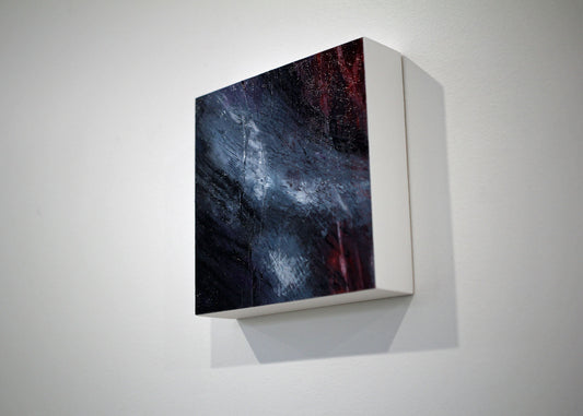 Translation of Shostakovich Symphony No. 5 in D Minor, Op. 47, III. Largo_2 - Paper on wood panel