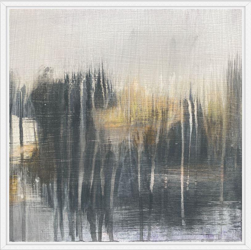 Translation No. 6 of "Les Folies d'Espagne" (M. Marais)-Acrylic on wood board