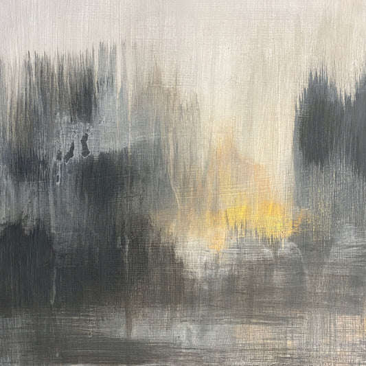 Translation No. 7 of "Les Folies d'Espagne" (M. Marais)-Acrylic on wood board