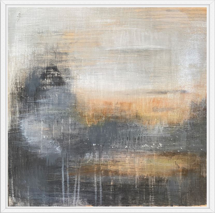 Translation No. 8 of "Les Folies d'Espagne" (M. Marais)-Acrylic on wood board