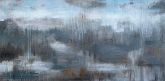 Translation No. 10 of "Les Folies d'Espagne" (M. Marais)-Acrylic and graphite on Canvas