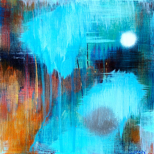 Untitled (40 Guitar Classics) - Acrylic on wood panel