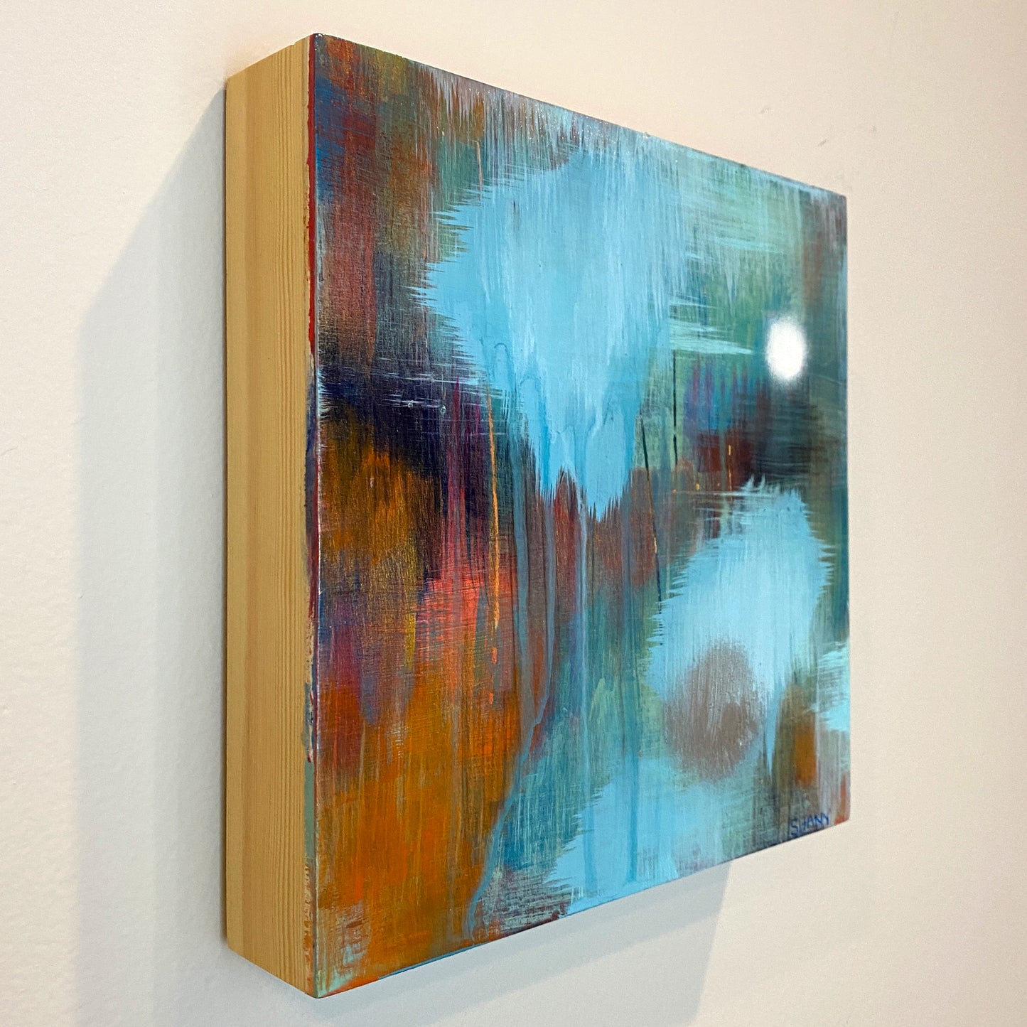Untitled (40 Guitar Classics) - Acrylic on wood panel