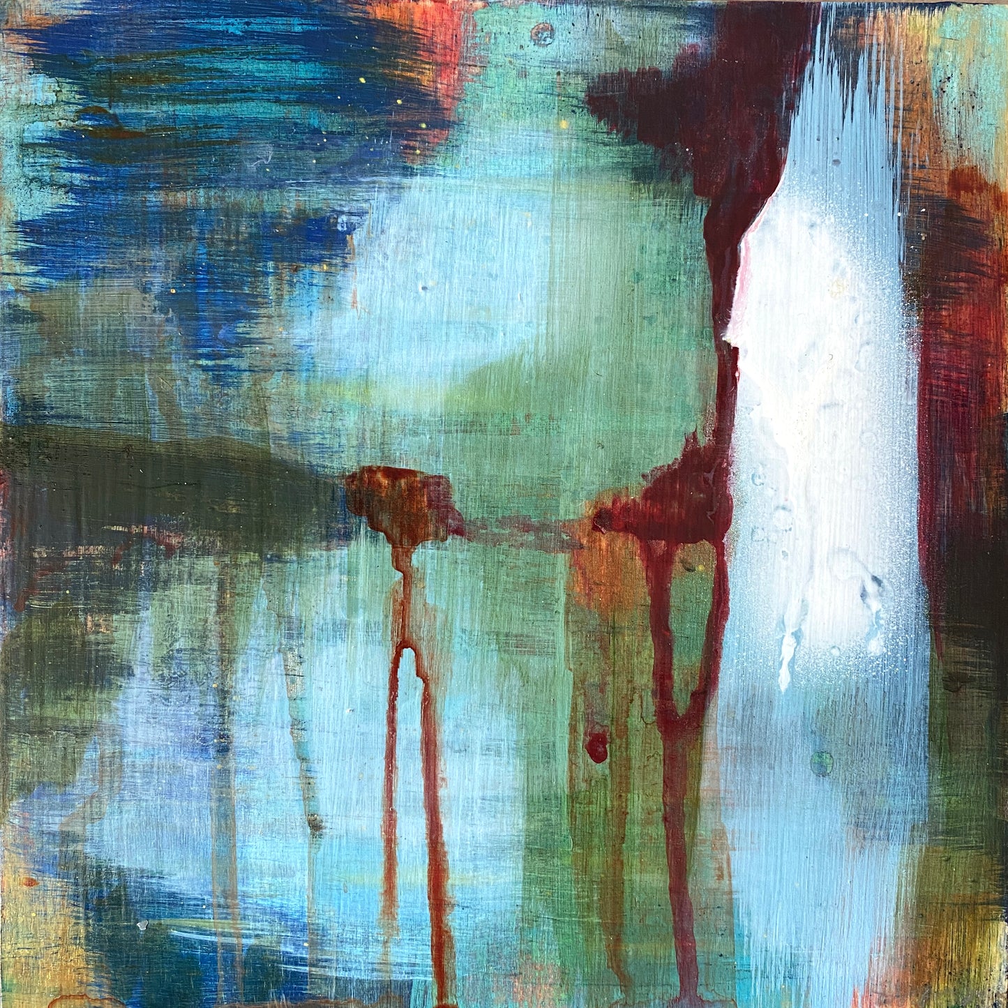 Untitled (40 Guitar Classics) - Acrylic on wood panel