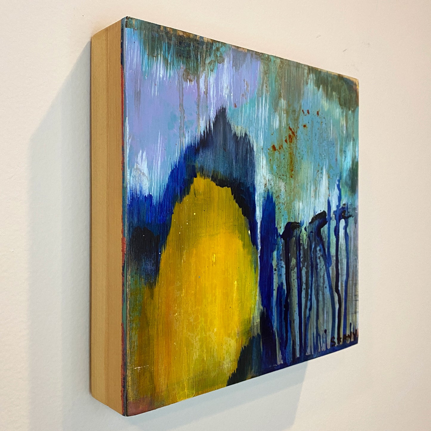 Untitled (40 Guitar Classics) - Acrylic on wood panel