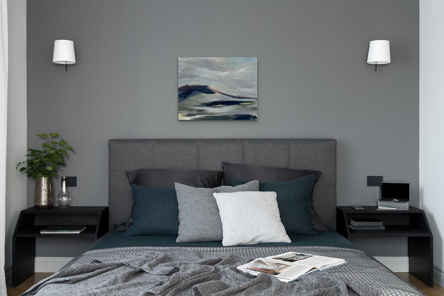 Abstract Landscape - Translation of "Simple Man" (Lynyrd Skynyrd) - Mixed media on canvas