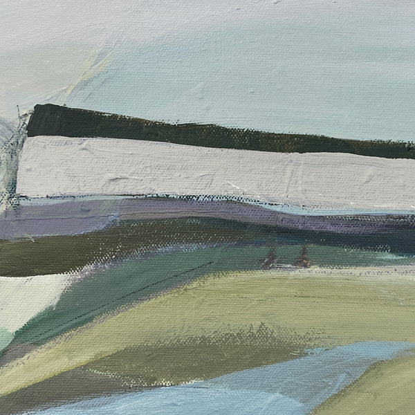 Abstract Landscape - Translation of "Landslide" (Fleetwood Mac) - Mixed media on canvas