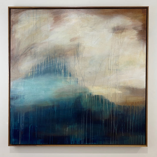 Translation No. 1 of Nocturne Op. 15 No. 3 in G Minor (F. Chopin) - Mixed media on Canvas Framed