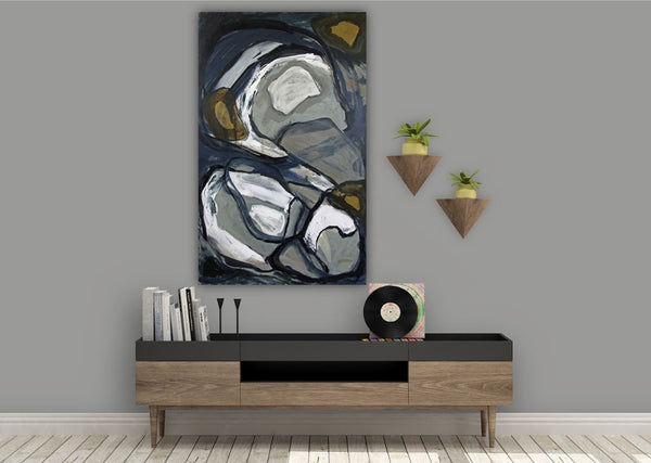 Transition 1 - Original Abstract Painting on Canvas