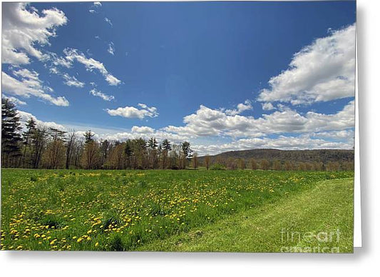 Berkshires Fresh Air - Greeting Card