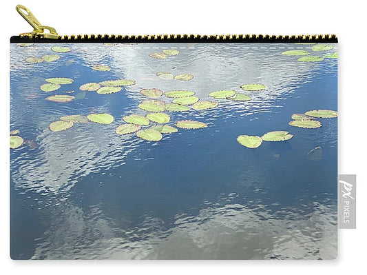 Berkshires Lily Pads 1 - Pond Freshwater - Signs of Spring - Zip Pouch