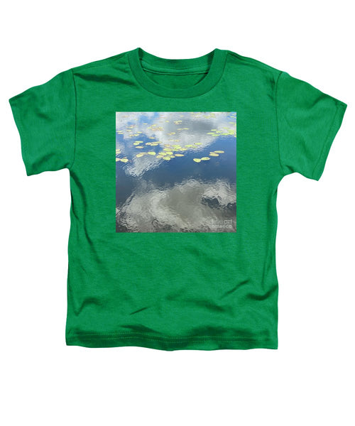 Berkshires Lily Pads 2 - Pond Lake Sky Reflection - Toddler T-Shirt