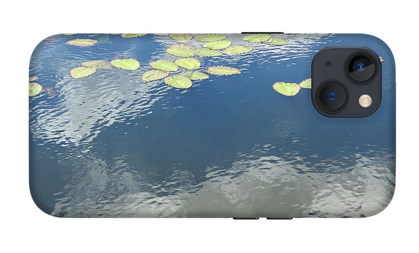 Berkshires Lily Pads 2 - Pond Lake Sky Reflection - Phone Case