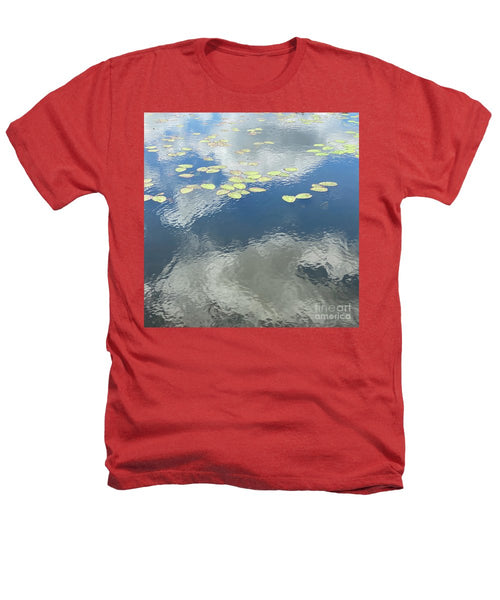 Berkshires Lily Pads 2 - Pond Lake Sky Reflection - Heathers T-Shirt